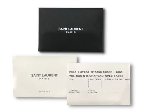 gift card yves saint laurent|ysl authenticity card.